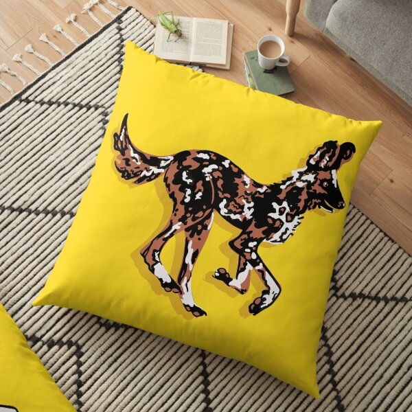 Chien sauvage d'Afrique Coussin de sol