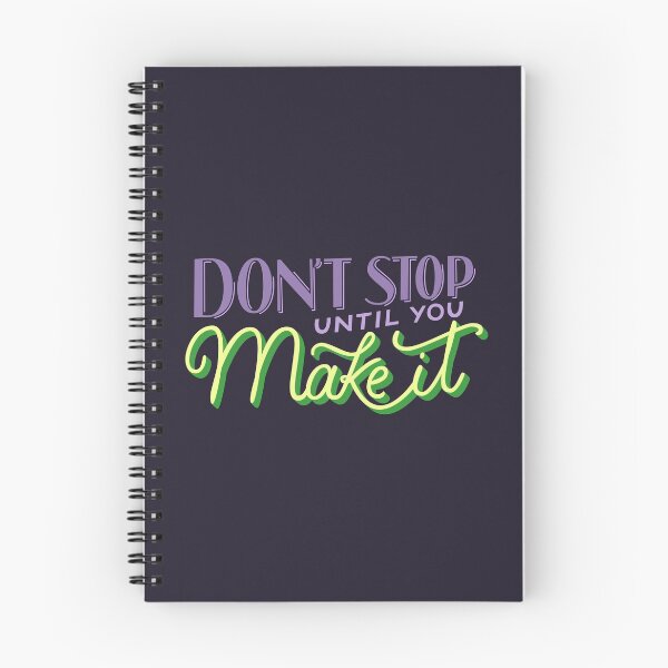 Item preview, Don't stop until you make it - Green designed and sold by Carol Esteves.
