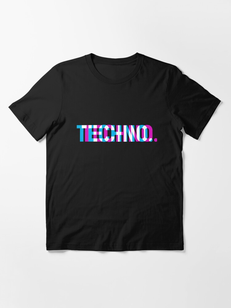 Thumbnail 3 of 7, Essential T-Shirt, Techno designed and sold by shinobishirt.