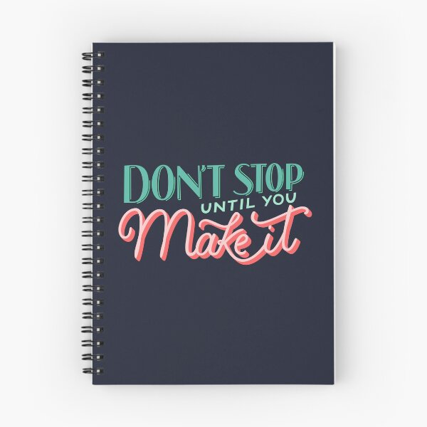 Item preview, Don't stop until you make it - Pink designed and sold by Carol Esteves.