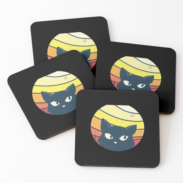 Item preview, retro sunset cat  designed and sold by pirminio.