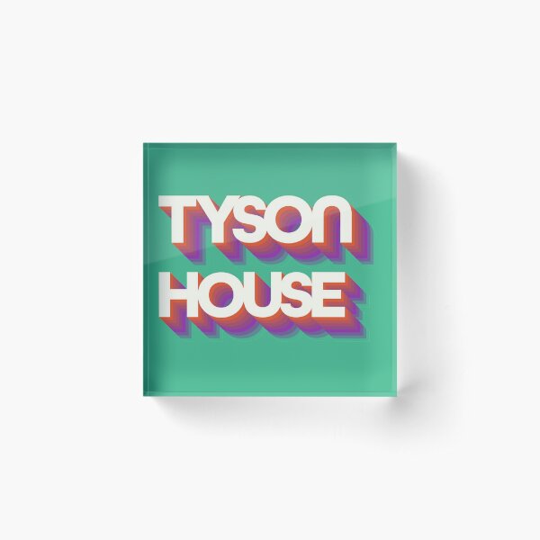Groovy Tyson House Logo Acrylic Block