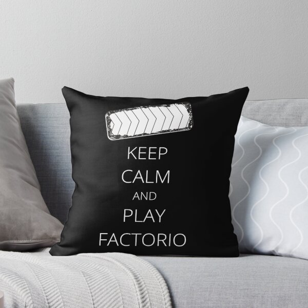 Item preview, Keep Calm And Play Factorio  designed and sold by seventythree73.