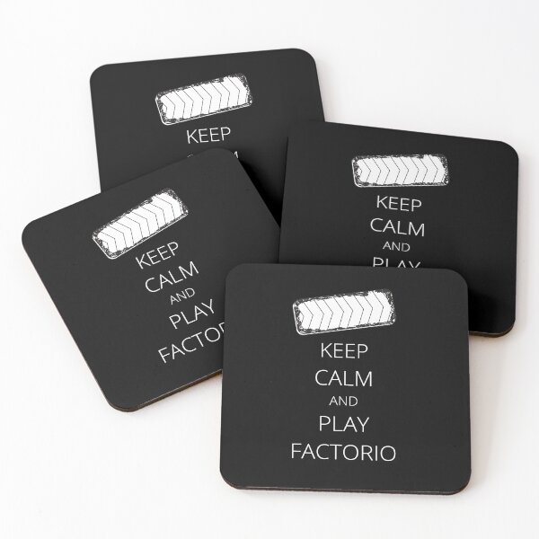 Item preview, Keep Calm And Play Factorio  designed and sold by seventythree73.
