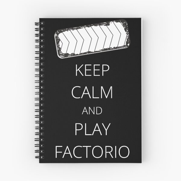 Item preview, Keep Calm And Play Factorio  designed and sold by seventythree73.