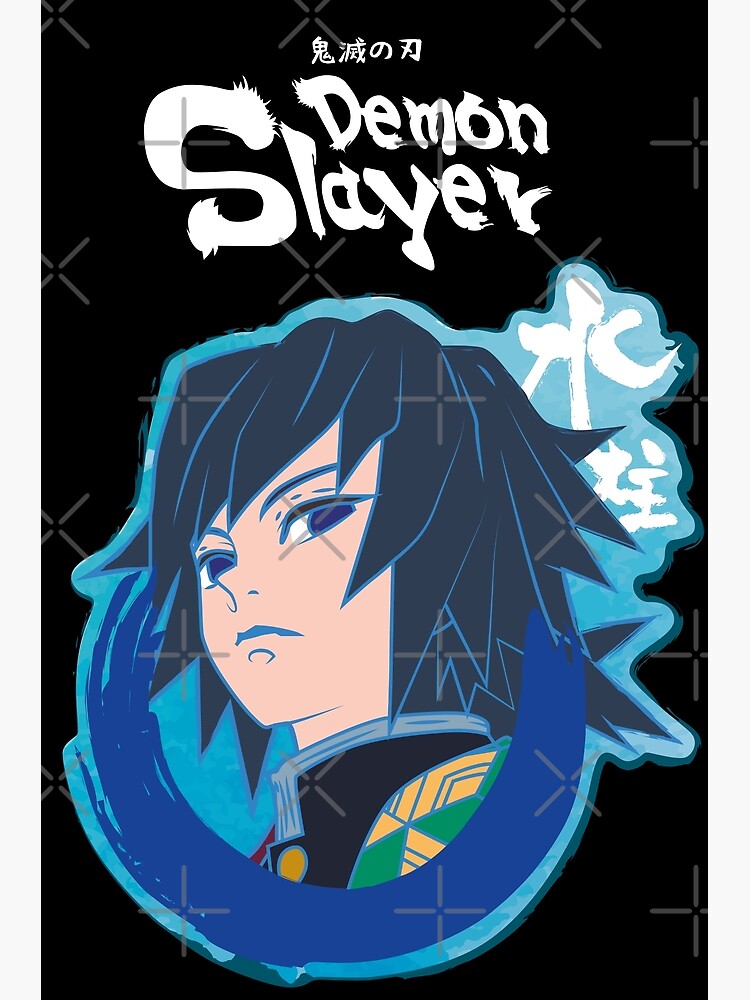 Lámina artística «DEMON SLAYER WATER PILLAR GIYU TOMIOKA» de
