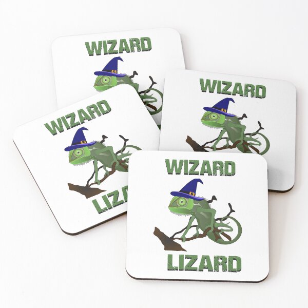 Item preview, Green Lizard With a Wizards Hat! - Wizard Lizard! designed and sold by Dane Kelly.