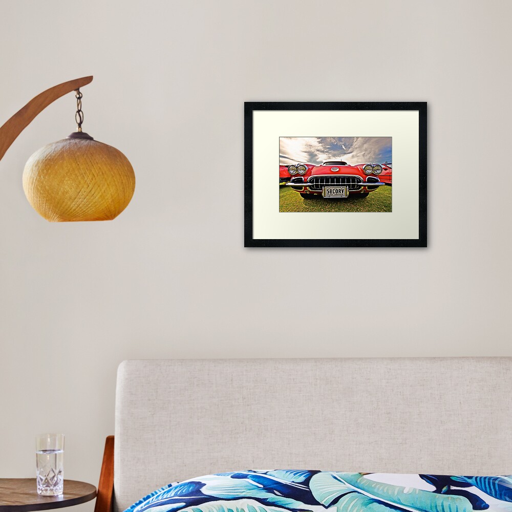 CHEVS IN PERTH Framed Art Print