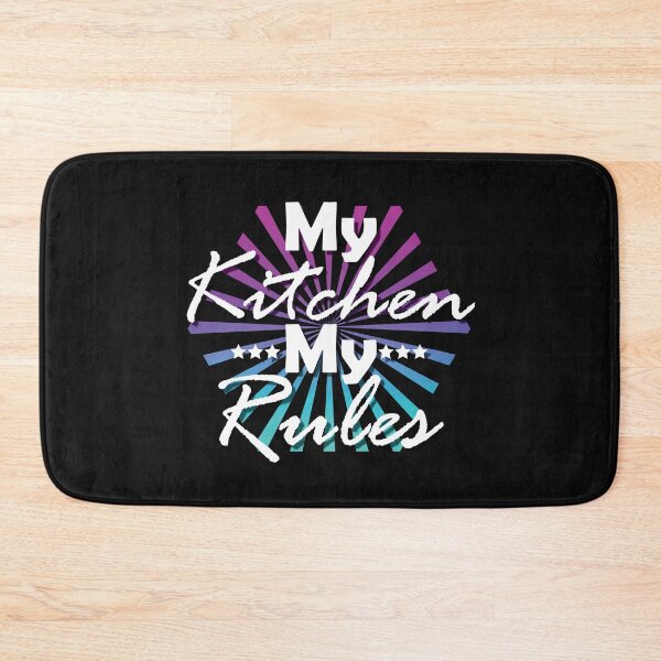 Item preview, My kitchen and my rules! designed and sold by Cutebutfunny.