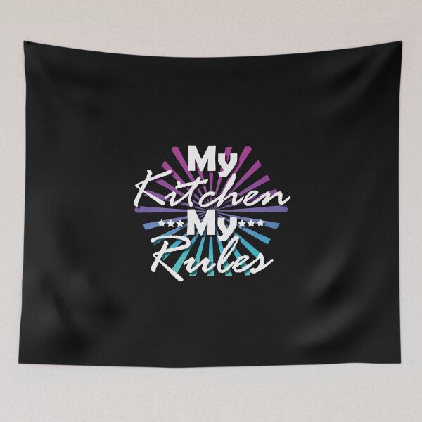 Item preview, My kitchen and my rules! designed and sold by Cutebutfunny.