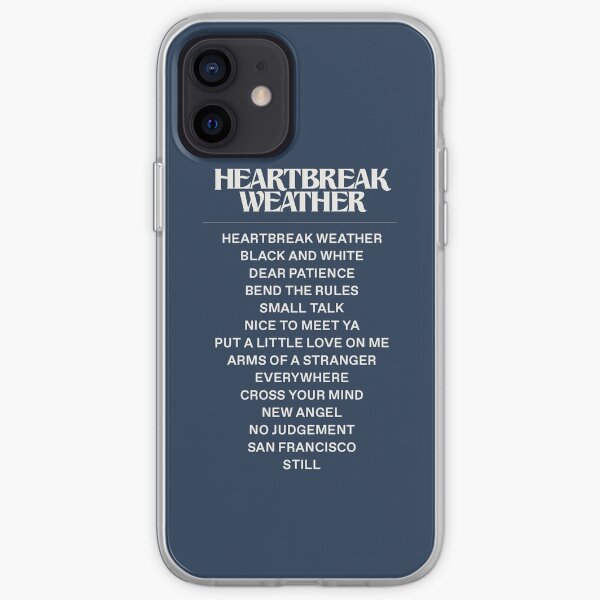 Heartbreak weather songs Funda blanda para iPhone