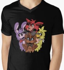Five Nights at Freddys! Men's V-Neck T-Shirt
