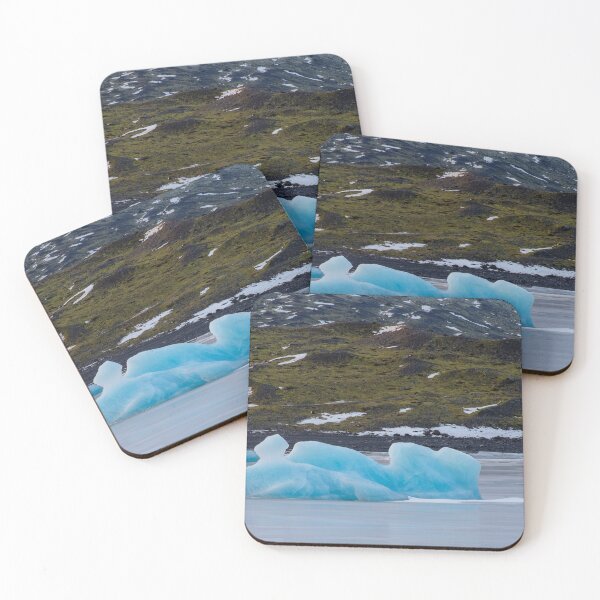 Item preview, Iceland: blue iceberg in the middle of a frozen lake designed and sold by VadimK.