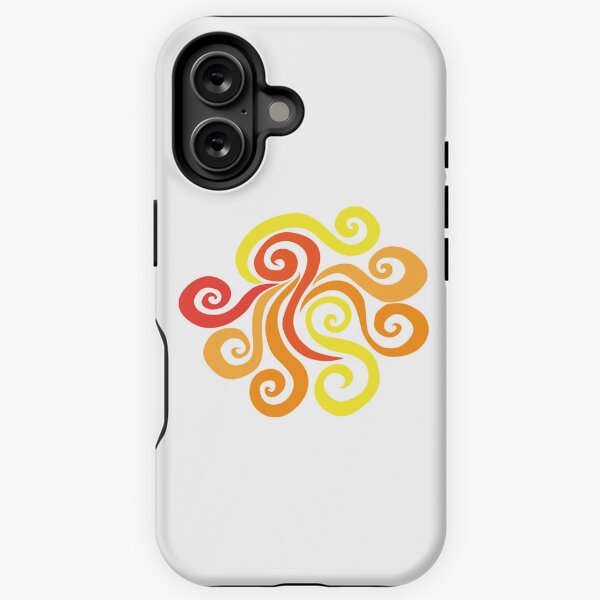 Firery Swirls iPhone Tough Case
