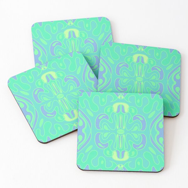 Item preview, Green reflective pattern designed and sold by Zoe Jane Designs.