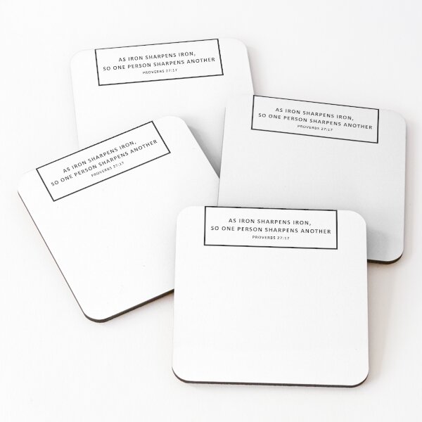 Item preview, Proverbs 27:17 Christian Quote designed and sold by StickerDirect.