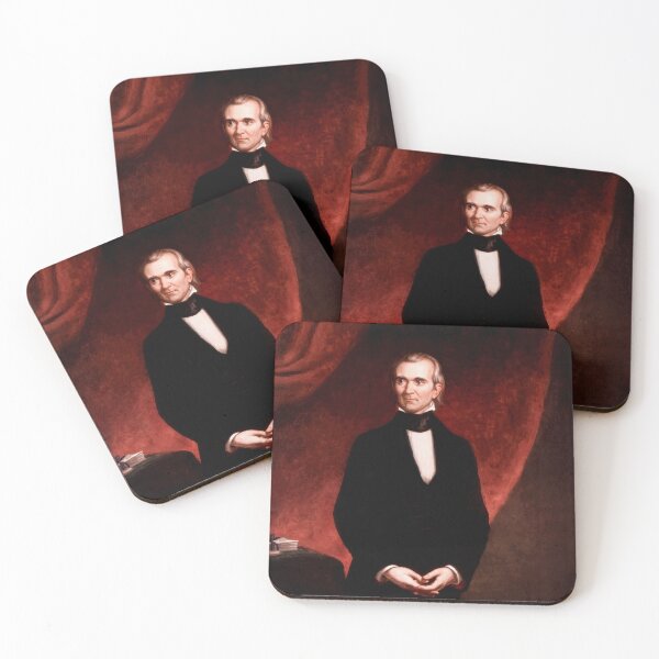Item preview, President James K. Polk Portrait - George Alexander Healy designed and sold by warishellstore.