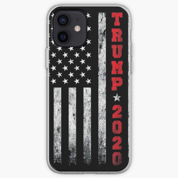 Trump 2020 American Flag Vintage T-Shirt iPhone Soft Case