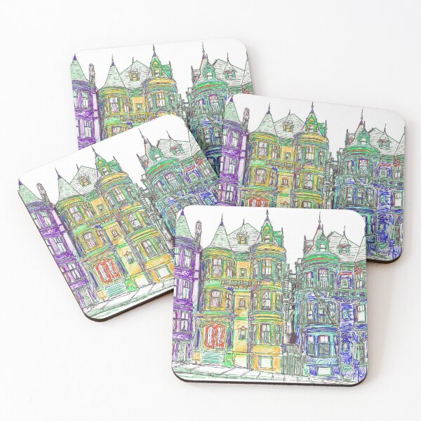 Item preview, Victorian Row Houses San Francisco California designed and sold by RDRiccoboni.