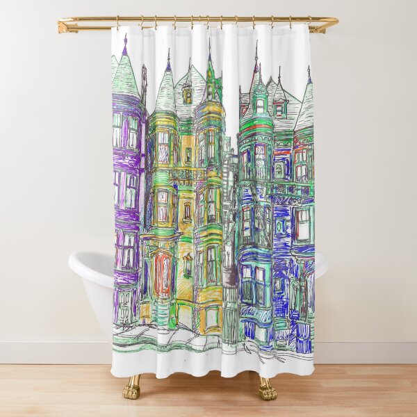 Item preview, Victorian Row Houses San Francisco California designed and sold by RDRiccoboni.