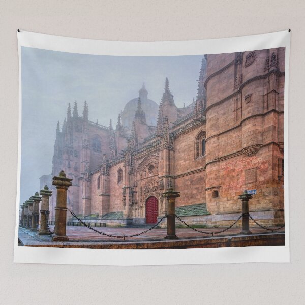 Item preview, Salamanca Spain Cathedral in Fog designed and sold by PhotoArt by Joan Carroll.
