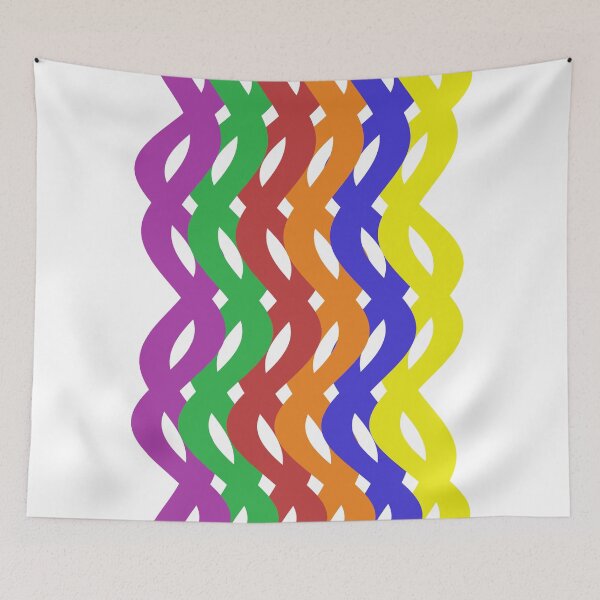 Item preview, Multicoloured criss-cross designed and sold by CouzDesigns.