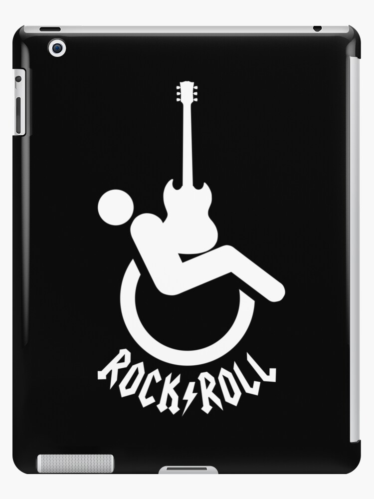 Wheelchair logo rock and roll - Disability Humor iPad Case & Skin for Sale  by TMBTM