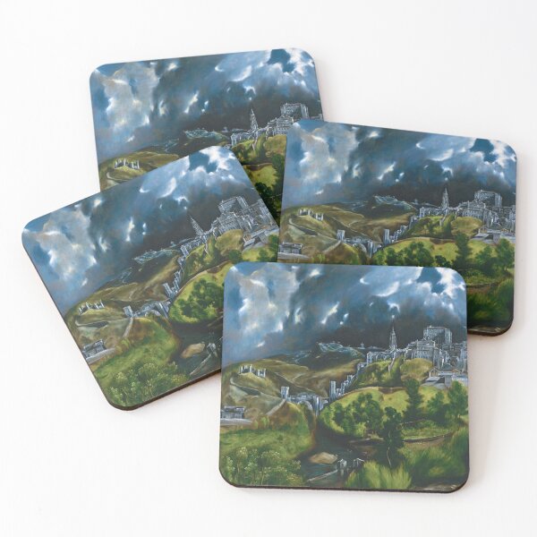 Item preview, View of Toledo by El Greco (1599) designed and sold by allhistory.