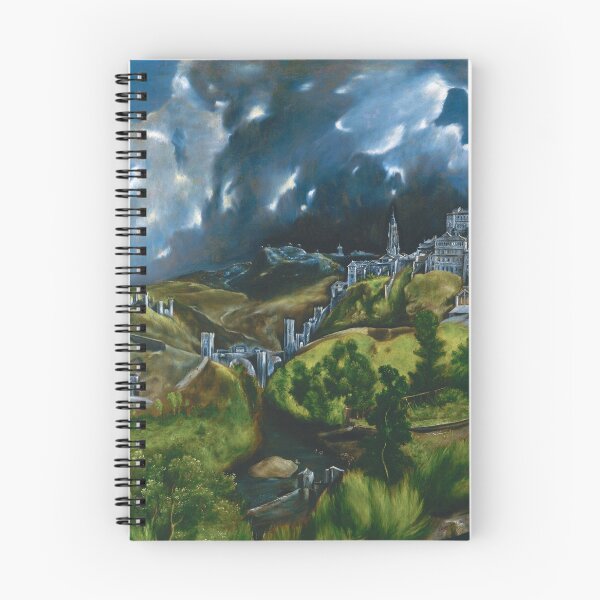 Item preview, View of Toledo by El Greco (1599) designed and sold by allhistory.