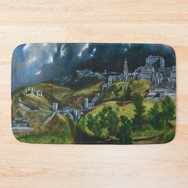 Item preview, View of Toledo by El Greco (1599) designed and sold by allhistory.