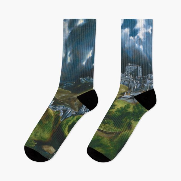 Item preview, View of Toledo by El Greco (1599) designed and sold by allhistory.