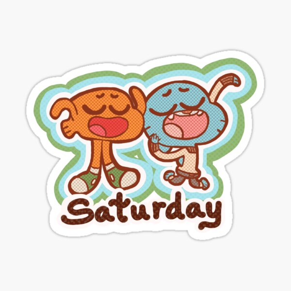 Gumball Saturday Sticker