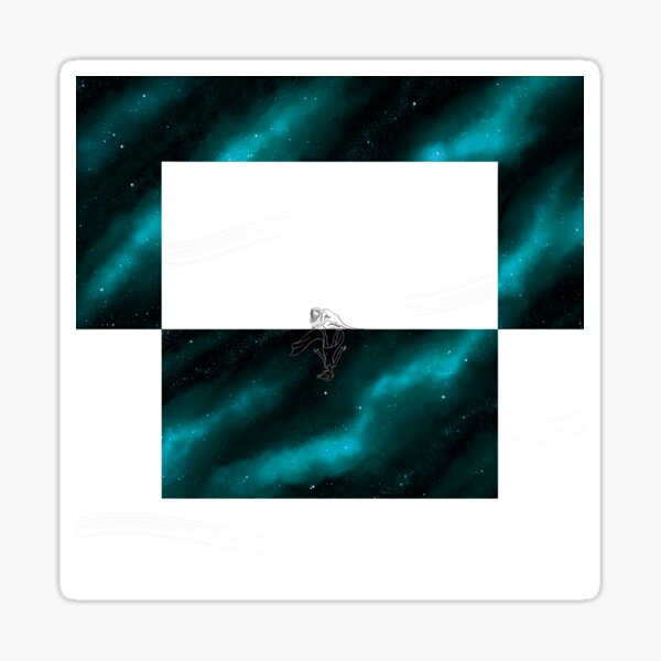 Wanderlust - Teal Sticker