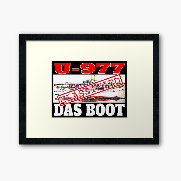 Vista previa del artículo con la obra «U-977 Das Boot Classified», diseñado y vendido por warcollectionar.