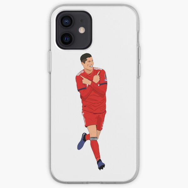 Lewandowski White iPhone Soft Case