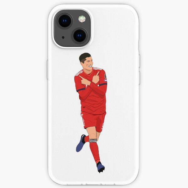 Lewandowski White iPhone Soft Case