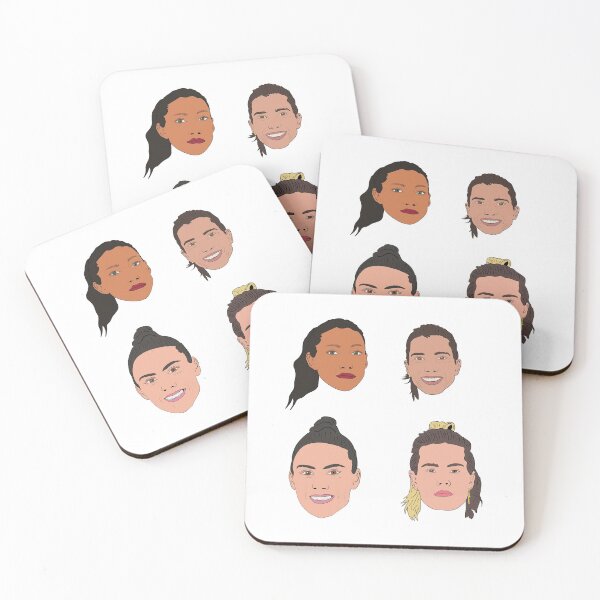 Item preview, USWNT Sticker Pack Ashlyn Harris Ali Krieger Christen Press Tobin Heath  designed and sold by Hevding.