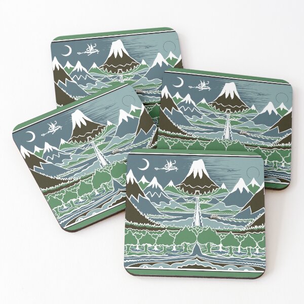 Item preview, Forest mountain path in the style of J.R.R.Tolkien designed and sold by Designwebjae.