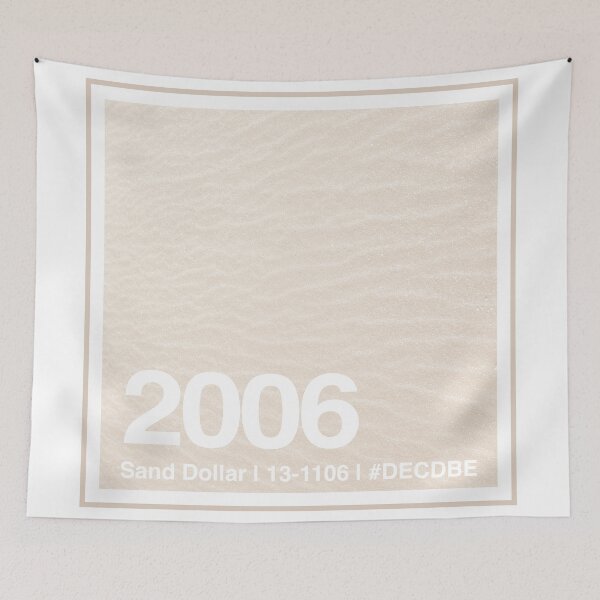 Aperçu de l'œuvre 2006 | Dollar de sable | Couleur de l'année créée et vendue par GroovyRaffRaff.