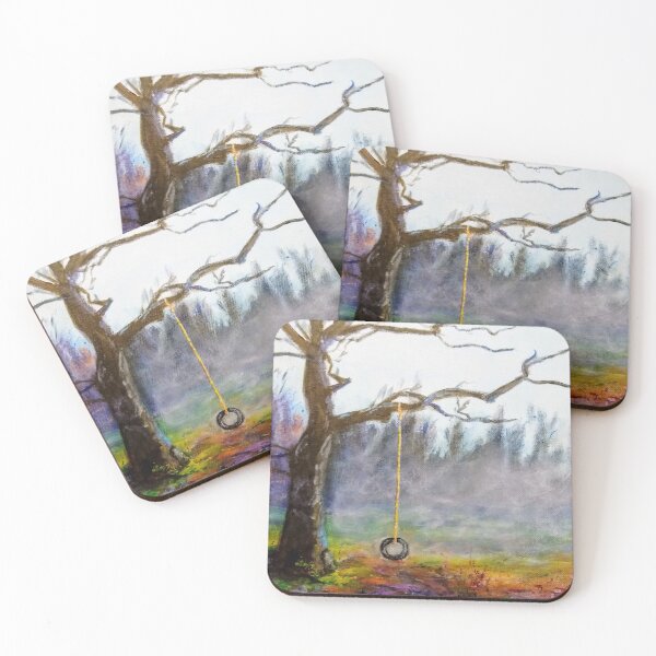 Item preview, Tire Swing on a Foggy Day designed and sold by LouisianaLady.