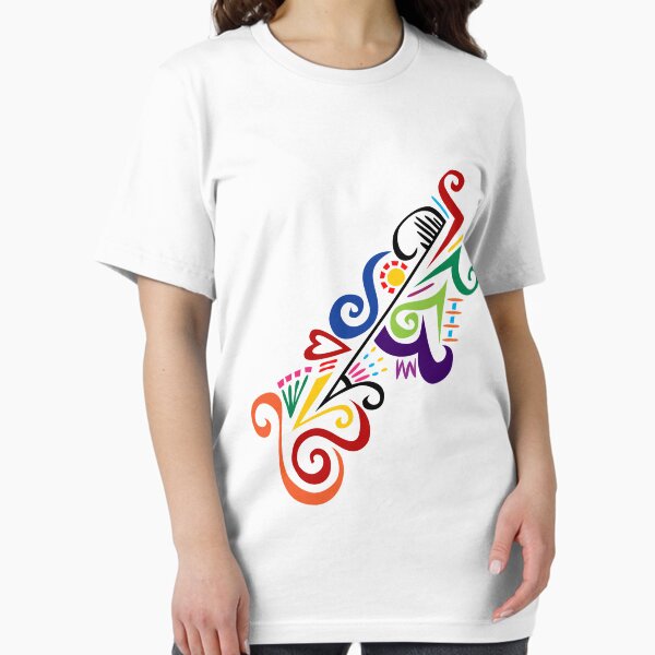 Calligraphic Motif Essential T-Shirt