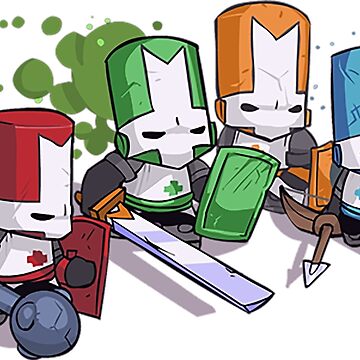 Castle Crashers Team iPhone Case by Ben_cav