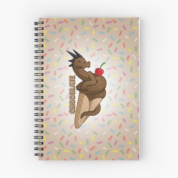 Item preview, Chocolate Ice Cream Lindworm Dragon designed and sold by TheLurkingQuirk.