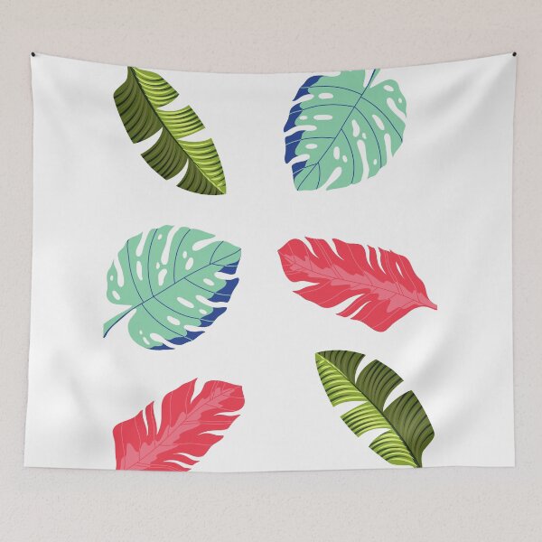Item preview, EXOTIC FOREST TROPICAL LEAVES & PALMS FLOWERS PLANTS NATURE VIVID COLORS designed and sold by Laurelbdesigns.