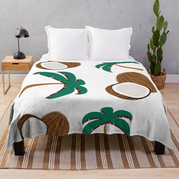 Item preview, Coconut Palm Trees Coconut Trees Tropical Beach Design designed and sold by Laurelbdesigns.