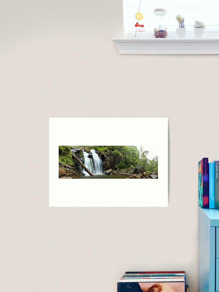 Thumbnail 2 of 3, Art Print, Stevenson's Falls, Otways National Park, Australia designed and sold by Chockstone.