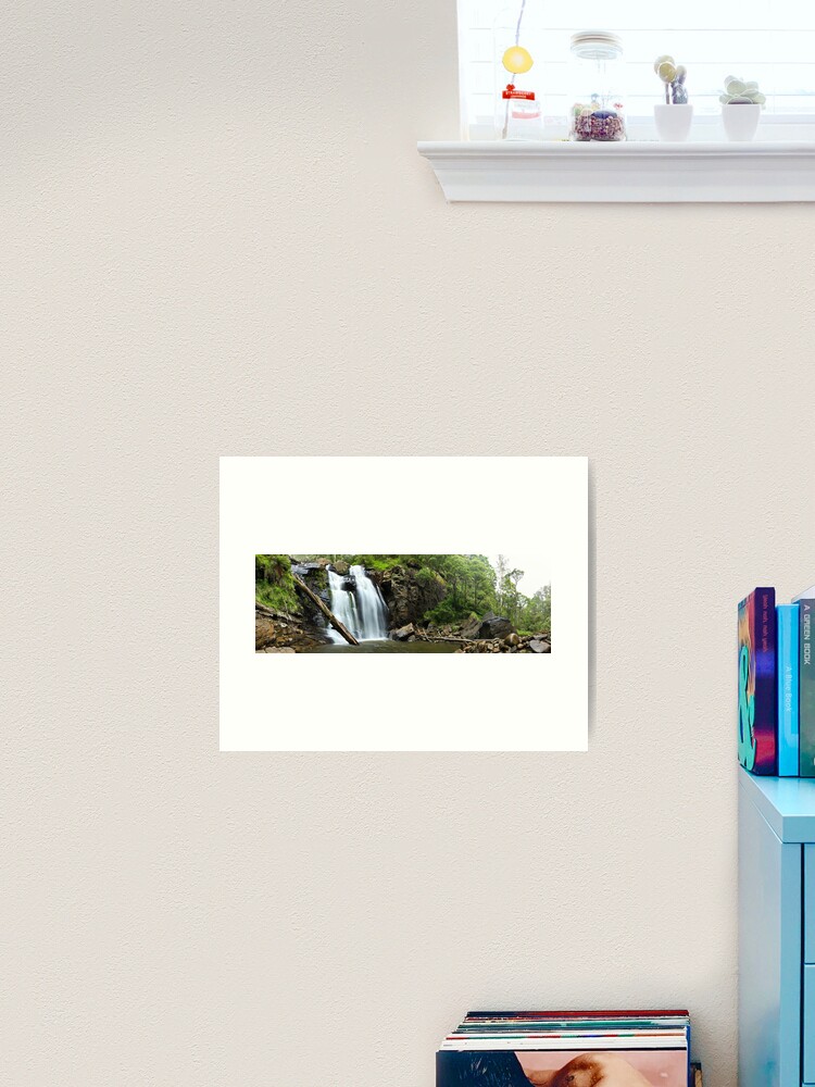 Thumbnail 2 of 3, Art Print, Stevenson's Falls, Otways National Park, Australia designed and sold by Chockstone.