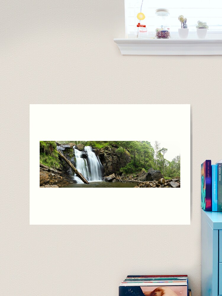 Thumbnail 2 of 3, Art Print, Stevenson's Falls, Otways National Park, Australia designed and sold by Chockstone.