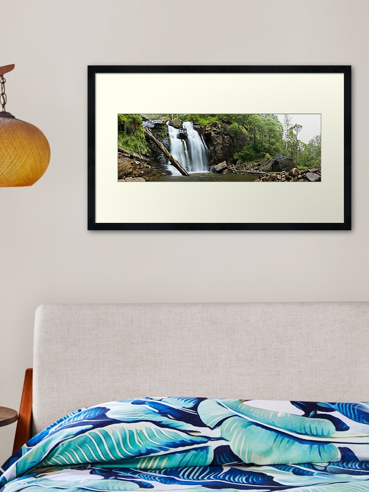 Thumbnail 2 of 7, Framed Art Print, Stevenson's Falls, Otways National Park, Australia designed and sold by Chockstone.