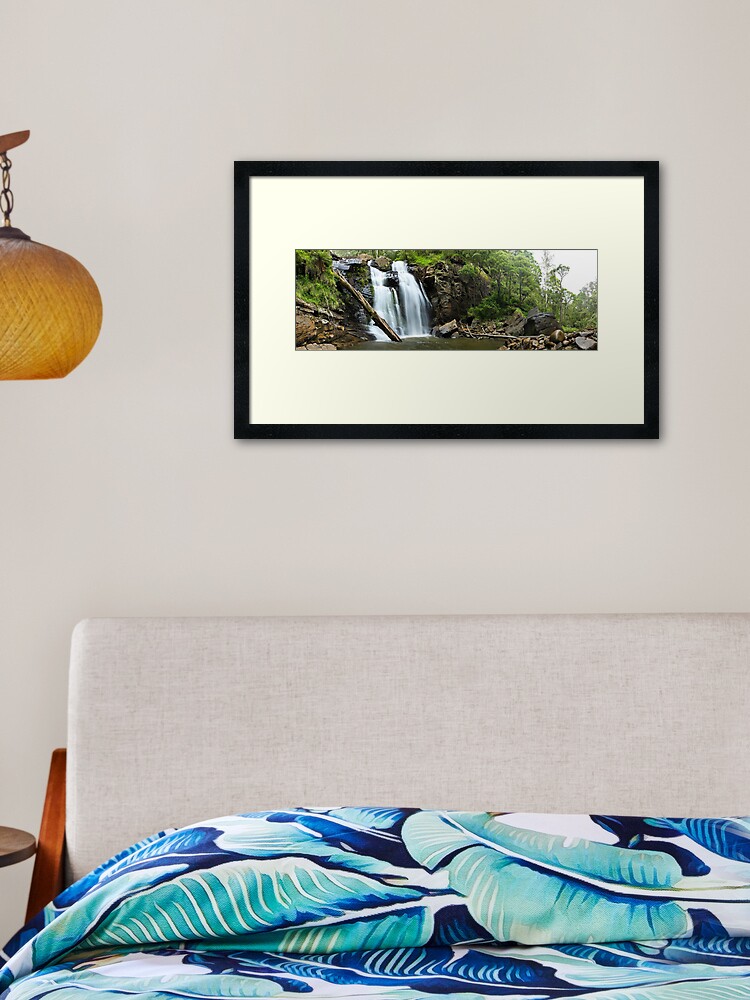 Thumbnail 2 of 7, Framed Art Print, Stevenson's Falls, Otways National Park, Australia designed and sold by Chockstone.